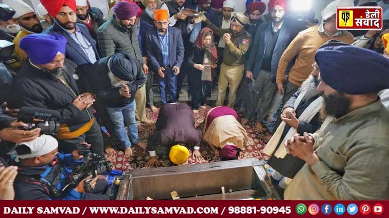 CM Mann bowed his head at Gurdwara Bhatta Sahib