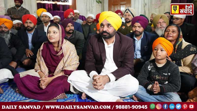 CM Mann bowed his head at Gurdwara Bhatta Sahib