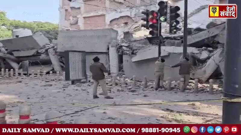 Chandigarh Sector 17 Building Collapse