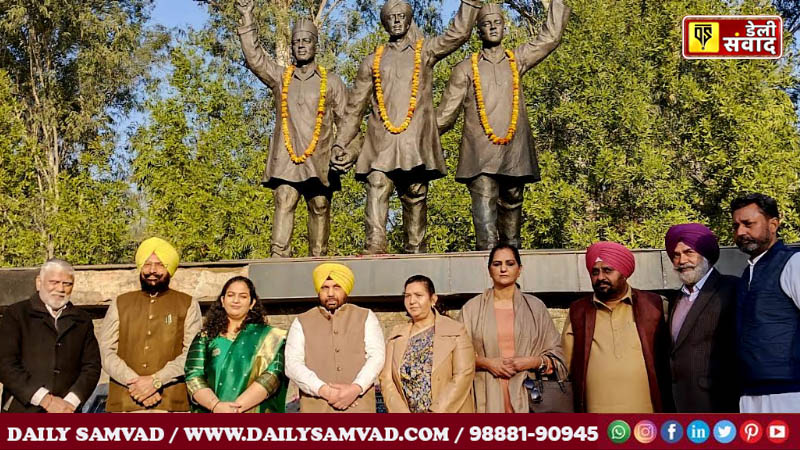Harbhajan Singh hoisted the national flag on Republic Day in Ferozepur