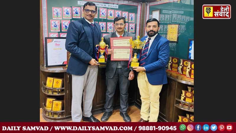 Utkrisht Tuli won the title of champion in Punjab State Rapid Chess Championship