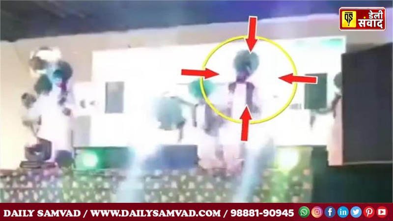 Person performing Bhangra on stage suddenly fell down and died