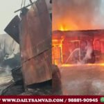 Warehouses burnt in Chandigarh