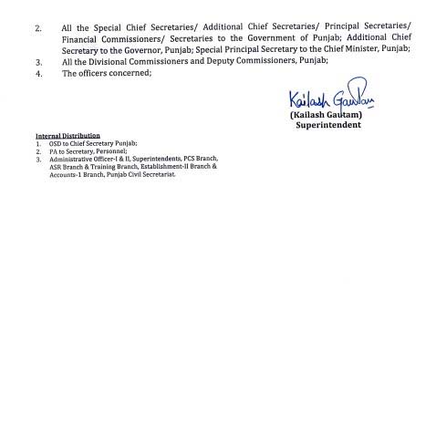 List of 8 IAS officers transferred