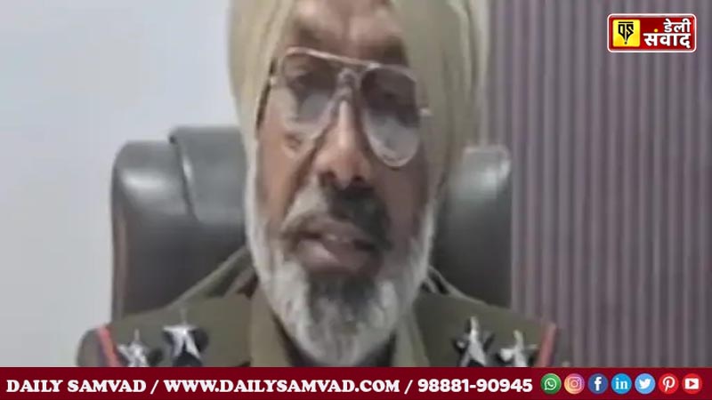 Photo of suspended Raikot SHO Karamjit Singh