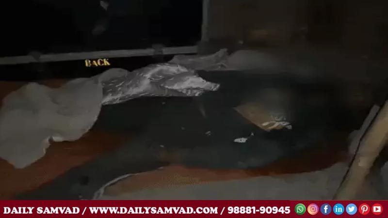The body was recovered by the police.