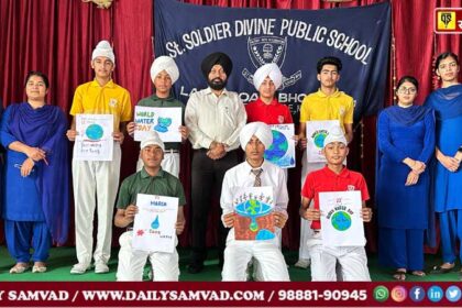 World Water Day celebrated by St. Soldier Divine Public School