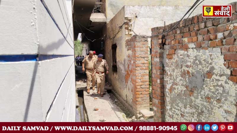 Bulldozer action in Jalandhar's Lakhanpal village