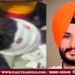 R- Businessman Gurbir Singh, injured in the attack, showing the injury on his head. & L-Congress leader Lucky Sandhu