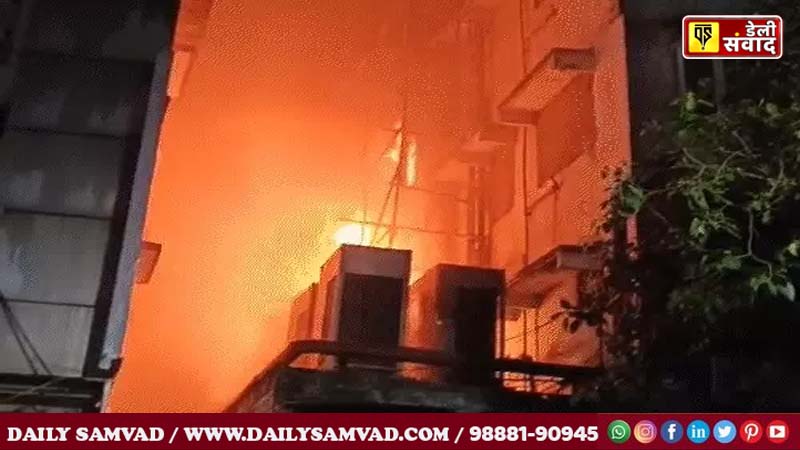 Fire in Kolkata City