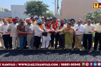 MLA Raman Arora inaugurated the new road of Shalimar Garden