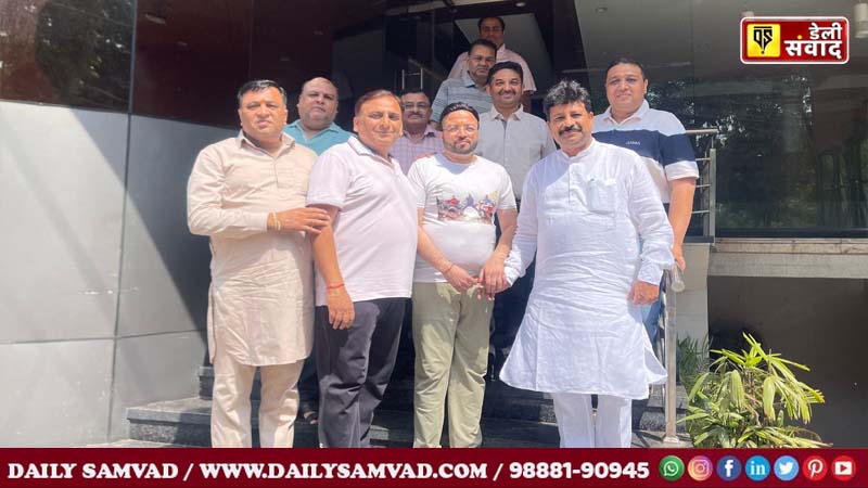 MLA Raman Arora inaugurated the new road being built