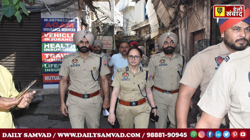 Commissionerate Police Jalandhar conducted a search operation