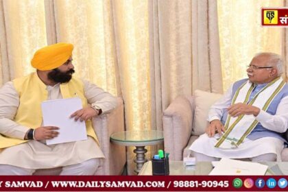 Punjab News: हरजोत बैंस द्वारा नंगल की खोई हुई शान को बहाल करने के लिए केंद्रीय बिजली मंत्री से हस्तक्षेप की मांग