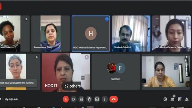 इनोसैंट हाट्र्स ग्रुप ऑफ इंस्टीट्यूंशन में ‘पोस्ट कोविड कांपलिकेशंस एंड केयर’ पर वैबीनार