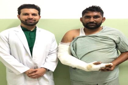 इनोसैंट हाट्र्स मल्टीस्पैशिएलिटी अस्पताल में टूटी बाजू जोडक़र घायल को दिया जीवनदान