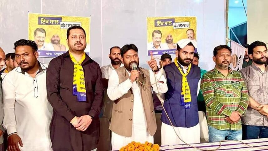 Jalandhar By Poll: आप जिलाध्यक्ष अमृतपाल ने नॉर्थ हलके में पार्टी प्रत्याशी रिंकू के समर्थन में किया जोरदार प्रचार