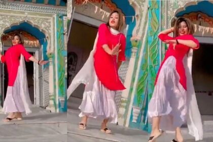 मंदिर कैंपस में लड़की ने पार की सारी हदें, फिल्‍मी गानों पर लगाए ठुमके, मच गया बवाल