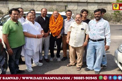 BJP Punjab President SC Morcha S.R. Ladhar arrives in Jalandhar