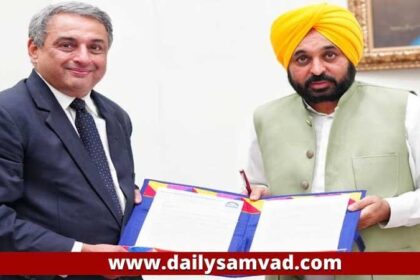 Punjab News: टाटा स्टील ग्रुप लुधियाना में 2600 करोड़ रुपए का लगाएगा प्लांट, मुख्यमंत्री मान ने सौंपा जमीन का अलॉटमैंट लेटर