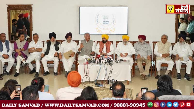 All political parties under the leadership of CM Mann set a unique example