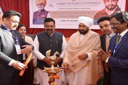 मुख्यमंत्री ने रेलमाजरा में लैमरीन टैक स्किल यूनिवर्सिटी की रखी आधारशिला