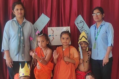 विजयदशमी के पर्व पर डिप्स के विद्यार्थियों ने किया रामलीला का मंचन