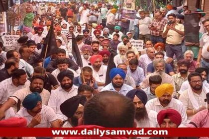 Farmers Protest: किसानों ने ठप किया अमृतसर-दिल्ली नैशनल हाईवे, कई किमी तक ट्रैफिक जाम