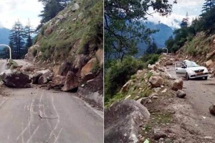 हिमाचल के किन्नौर में बड़ा हादसा, गाड़ियों पर गिरे पत्थर, 9 पर्यटकों की मौत, कई घायल