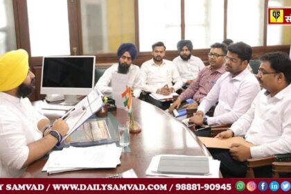 Harjot Bains orders NHAI officials