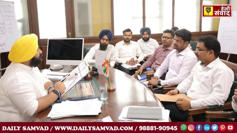 Harjot Bains orders NHAI officials
