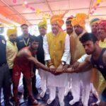 नंदिनी में नेशनल कुश्ती चैंपियनशिप का शानदार आगाज, वरिष्ठ मंत्री महेंद्र सिंह ने किया शुभारंभ, कहा- योगी सरकार गांव - गांव बनवा रही खेल मैदान