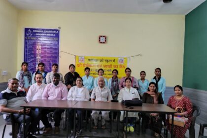 कोशिश चेरिटेबल सोसाइटी ने गुरु रामदास नगर में योग, आयुर्वेदा और आंखों का मुफ्त जांच कैंप लगाया