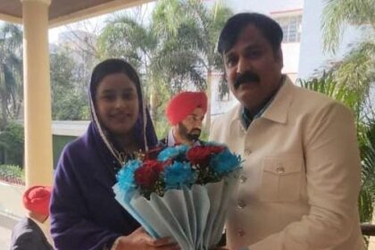 Punjab News: CM भगवंत मान की पत्नी डॉ. गुरप्रीत कौर पहुंची जालंधर, सीनियर आप नेता राजकुमार मदान ने किया स्वागत