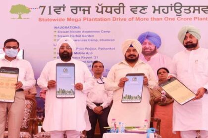 वन मंत्री साधु सिंह धर्मसोत ने वन महोत्सव के मौके पर कई नये प्रोजैक्टों की शुरूआत की