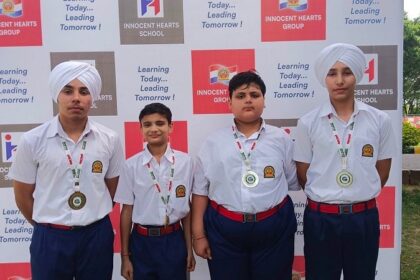 Innocent Hearts: इनोसेंट हार्ट्स स्कूल के विद्यार्थियों ने 9वीं कर्नलज़ शार्पशूटरज़ राइफल और एयर पिस्टल ओपन शूटिंग प्रतियोगिता में मारी बाजी