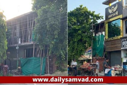 Jalandhar News: कमिश्नर द्वारा काम रुकवाने के बाद भी रीजेंट पार्क के पास कनाल रोड पर बन रही है दो मंजिला कामर्शिलय इमारत