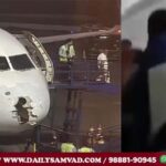 A passenger on the flight made this video of the situation inside.