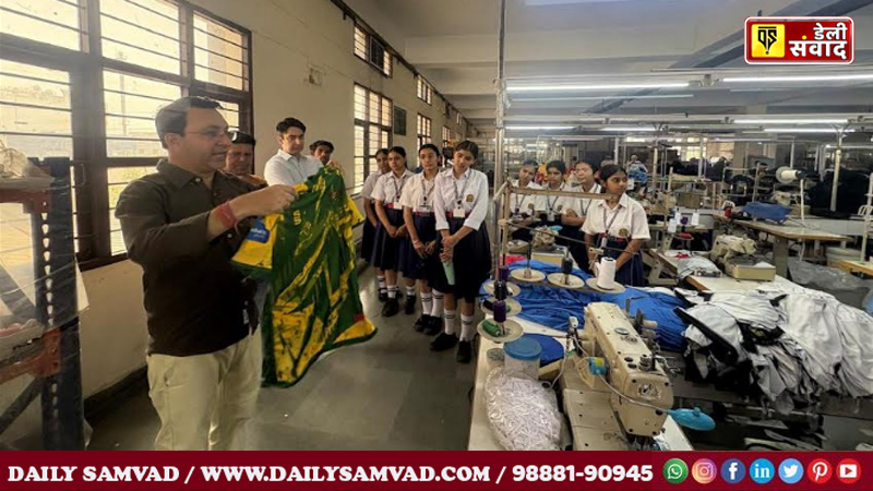 Industrial visit organized for commerce students of Innocent Hearts
