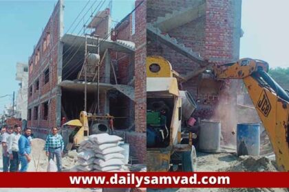 Jalandhar News: जालंधर में अवैध निर्माण पर चला नगर निगम का बुलडोजर, देखें VIDEO