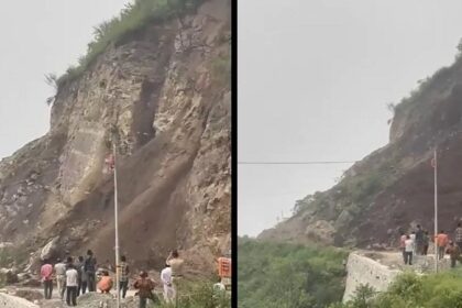 Weather Update: हिमाचल में बड़ी तबाही, लैंड स्लाइड से ढह गई पूरी पहाड़ी, नैशनल हाईवे बंद