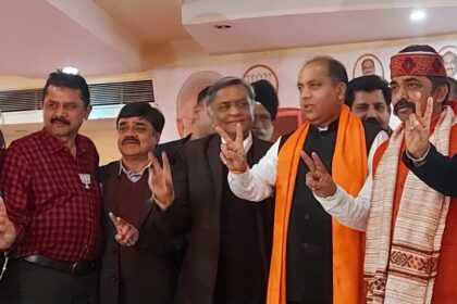 जालंधर सैंट्रल के प्रत्याशी मनोरंजन कालिया के लिए हिमाचल के CM जयराम ठाकुर ने मांगे वोट, बोले - चन्नी को इस्तीफा देना चाहिए