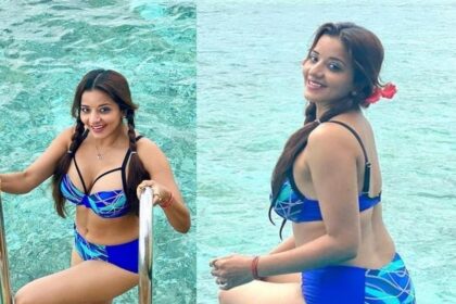 एक्टर Monalisa का HOT अंदाज, बिकिनी पहन कर पानी में लगाई आग, देखें तस्वीरें