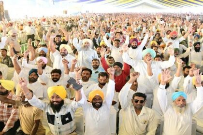 Punjab News: भगवंत सिंह मान और अरविंद केजरीवाल की रैली में दिखा भारी जन सैलाब