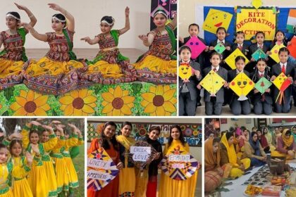 Innocent Hearts: इनोसेंट हार्ट्स मे हर्षोल्लास के साथ मनाई गई बसंत पंचमी