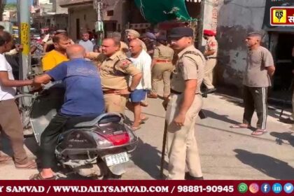 Police action in this area of ​​Jalandhar