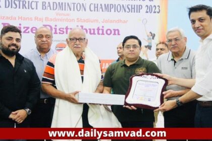 Jalandhar News: इंडियन ऑयल जालंधर डिस्ट्रिक्ट बैडमिंटन चैंपियनशिप संपन्न, पुरुषों में दिव्यम, महिलाओं में समृद्धि बने चैंपियन