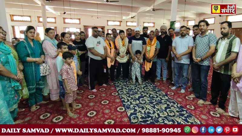  खेलो इंडिया यूथ में राष्ट्रीय स्तर पर ब्राउंस मेडल जीतने वाली जालंधर की बेटी पर हमें नाज है - सुशील रिंकू