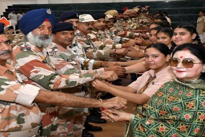 Raksha Bandhan: सेंट सोल्जर ने इंडो तिब्तियन बटालियन फाॅर्स के जवानों के साथ मनाई राखी