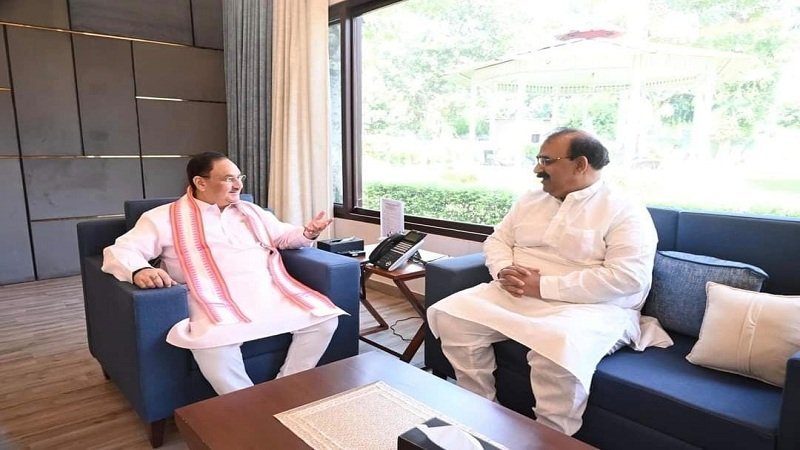 Punjab News: अश्विनी शर्मा ने भाजपा के राष्ट्रीय अध्यक्ष जे.पी.नड्डा से की मुलाकात, पंजाब के मुद्दों पर की चर्चा